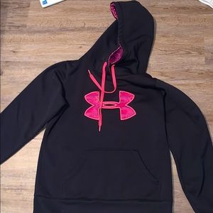 Black Under Armor Hoodie Size Medium